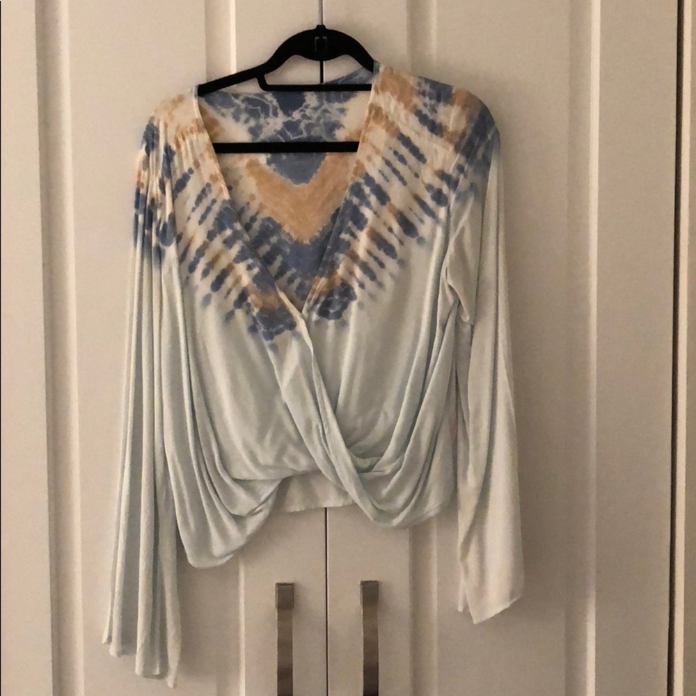 Blue Life from Planet Blue Tie Dye Top